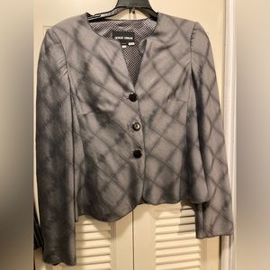 Giorgio Armani women’s gray suit jacket